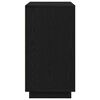 vidaXL Bufet Stejar Negru 80 x 40 x 75 cm Lemn compozit