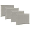 vidaXL Perne de Șezut 4 pcs Gri deschis 47 x 36 x 2 cm Poliester