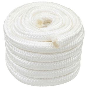 vidaXL Sfoară de Barcă 3 mm 5 m Alb