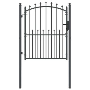 vidaXL Poartă de gard cu țepi EMMEN 150 x 100 cm