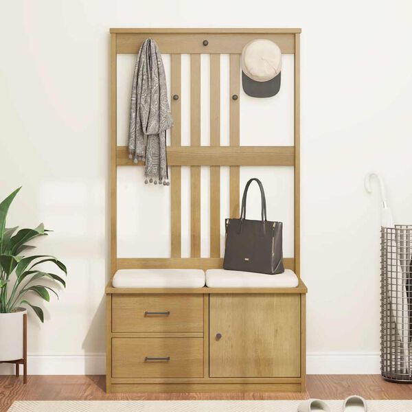 vidaXL Arborele „SANDNES” 87x40x159,5 cm din lemn masiv de pin