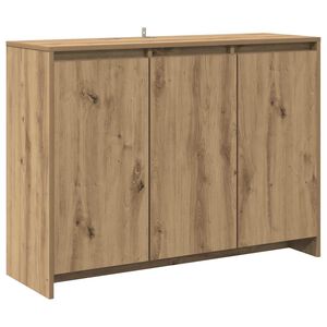 vidaXL Dulap, stejar artizanal, 102x33x75 cm, lemn prelucrat