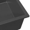 vidaXL Chiuvetă de bucătărie Gri 54 x 44 x 20 cm Granit