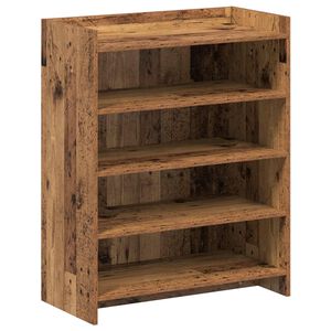 vidaXL Dulap pentru pantofi cu depozitare Lemn vechi 73,5 x 36 x 92 cm