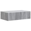 vidaXL Masă laterală montată pe perete 59 x 34,5 x 17 cm Sonoma gri