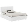 vidaXL Cadru de pat cu sertar Alb 140 x 190 cm Lemn prelucrat