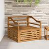 vidaXL Set de canapele de exterior Lemn Solid de Acacia natural