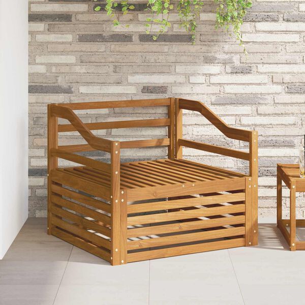 vidaXL Set de canapele de exterior Lemn Solid de Acacia natural