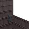 vidaXL Cutie de depozitare pentru grădină Maro 55 x 53 x 57 cm