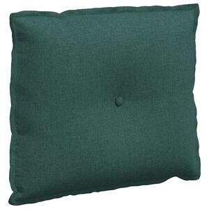 vidaXL Perna pentru spate Verde &icirc;nchis 60 x 19 x 50 cm țesătură
