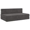 vidaXL Canapea Pat Pliabilă Gri &icirc;nchis 152 x 86,5 x 60 cm Țesătură