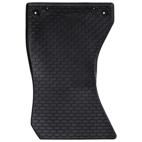 vidaXL Covor pentru mașină 4 pcs Negru Cauciuc