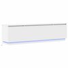 vidaXL Cabinet TV cu led Alb 180 x 38 x 49 cm Lemn compozit