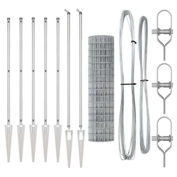 vidaXL Gard cu St&acirc;lp Argintiu 1,4 x 10 m Oțel