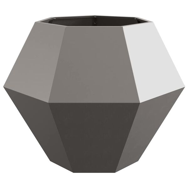 vidaXL Jardinieră Ruginit 100 x 100 x 80 cm