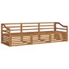 vidaXL Set de canapele de exterior 3 pcs natural Lemn Solid de Acacia