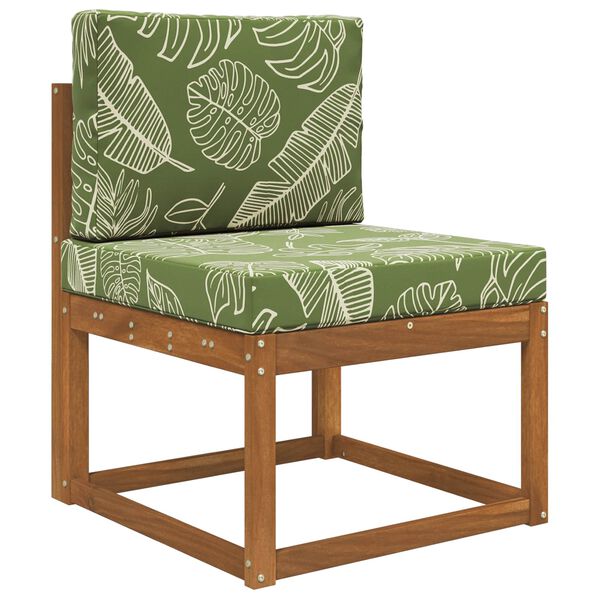 vidaXL Perna pentru canapea de exterior 2 pcs Design cu frunze