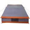 vidaXL Cort de Camping Gri și Portocalie 223 x 163 x 130 cm tafta