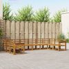 vidaXL Set de canapele de exterior 10 pcs natural Lemn Solid de Acacia
