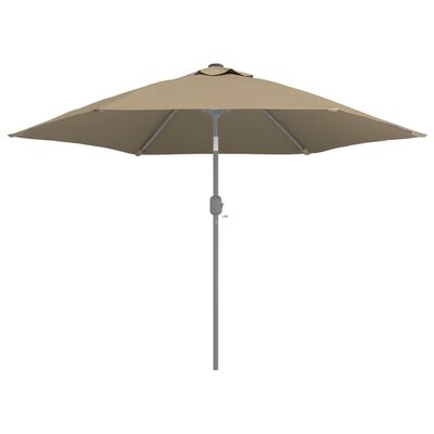vidaXL Pânză de schimb umbrelă de soare de exterior gri taupe 300 cm