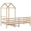 vidaXL Pat de zi cu acoperiș, 90x190 cm, lemn masiv de pin