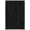 vidaXL Cutie de rufe, negru, 44x44x66 cm, lemn masiv de pin