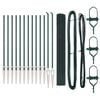 vidaXL Gard de s&acirc;rmă sudată cu țepi 25 x 1,2 m (l x h)