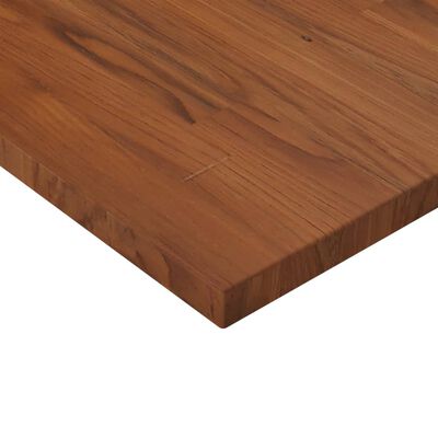 vidaXL Blat de masă pătrat maro închis 60x60x2,5 cm lemn stejar tratat