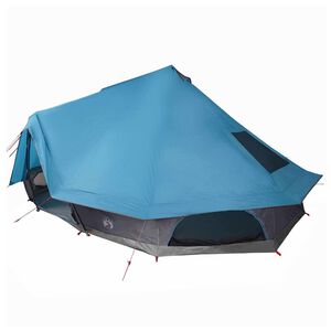 vidaXL Cort Tipi cu acoperiș albastru 680 x 430 x 270 cm tafta