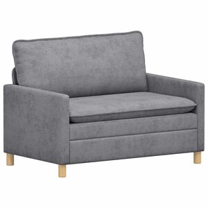 vidaXL Canapea Gri deschis 126 x 81 x 87,5 cm Poliester