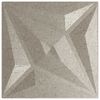 vidaXL Panouri de perete Stea 24 pcs Beton Star 50 x 50 cm Spumă XPS