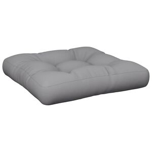 vidaXL Pernă de paleți, gri, 60x60x12 cm, material textil