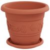 vidaXL Ghivece pentru plante 24 pcs Roșu cărămidă &Oslash; 26 x 21.5 cm