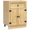 vidaXL Dulap SKI Maro Miere 60 x 46 x 81,5 cm Lemn de pin masiv