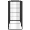 vidaXL Țarc câini 8 panouri, negru 50x100 cm oțel vopsit electrostatic