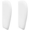 vidaXL Ureche pentru Tăblie Altele cu headboard Alb pur 40 x 23 x 6 cm