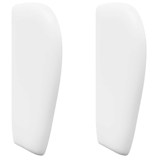 vidaXL Ureche pentru Tăblie Altele cu headboard Alb pur 40 x 23 x 6 cm