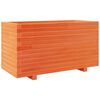 vidaXL Jardinieră grădină, maro ceruit, 90x40x49,5 cm, lemn masiv pin