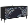 vidaXL Cabinet TV DOKKUM 102 x 33 x 51 cm Stejar Negru Lemn prelucrat