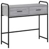 vidaXL Masă de consolă Sonoma gri 90 x 33 x 80,5 cm Lemn prelucrat