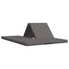 vidaXL Canapea Pat Pliabilă 140 x 67 x 45 cm Gri deschis