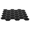 vidaXL Placă hexagonală 20 pcs Alb 30 x 30 cm Poliuretan și PET