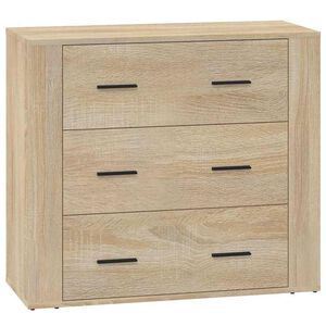 vidaXL Dulap, stejar sonoma, 80x33x70 cm, lemn compozit