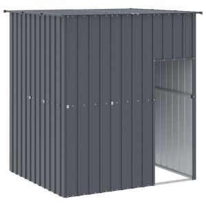 vidaXL Cușcă c&acirc;ine cu acoperiș antracit 165x153x181 cm oțel galvanizat