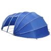vidaXL Cort pentru piscină 640 x 432 x 205 cm Albastru Azur