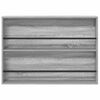 vidaXL Raft pentru reviste Gri Sonoma 100 x 12 x 70 cm Lemn compozit