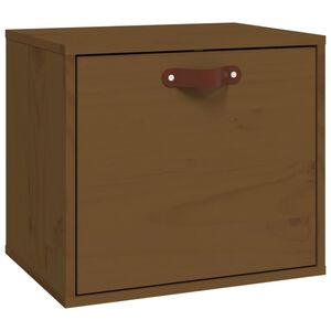 vidaXL Dulap de perete, maro miere, 40x30x35 cm, lemn masiv de pin