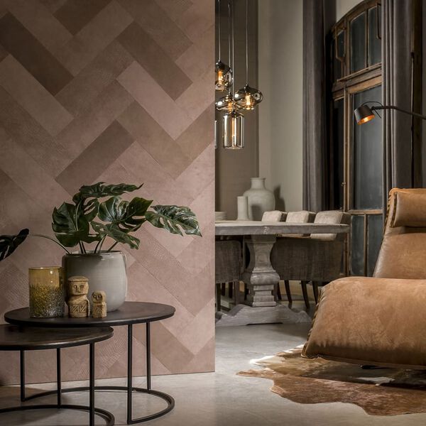 WallArt Plăci tip piele "Stubbs", 16 buc., gri taupe fumuriu