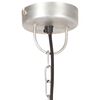 vidaXL Lampă suspendată industrială, 25 W, argintiu, rotund, 30 cm E27