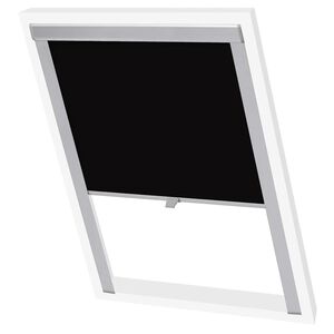 vidaXL Jaluzea opacă tip rulou, negru, CK04, GGL și GGU